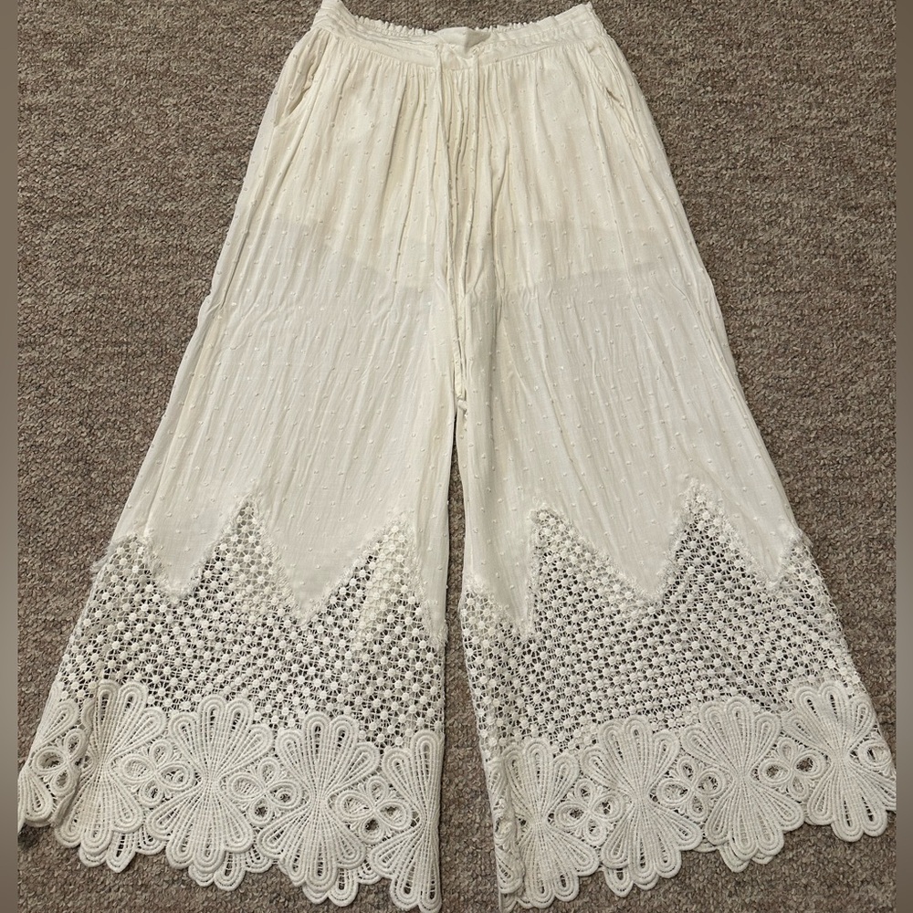 Miss Me Swiss Dot Wide Leg Pant - Picture 2 of 9
